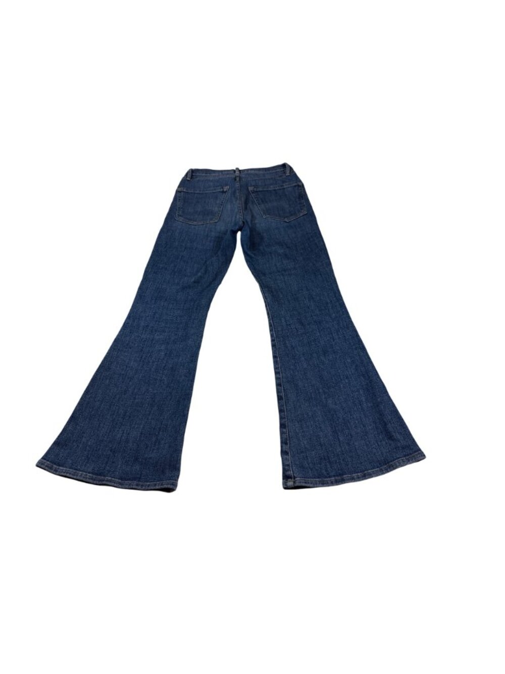 Frame Denim Womens Le Crop Flare Jeans Size 24 Blue Wash Stretch (NN524) - Picture 2 of 9